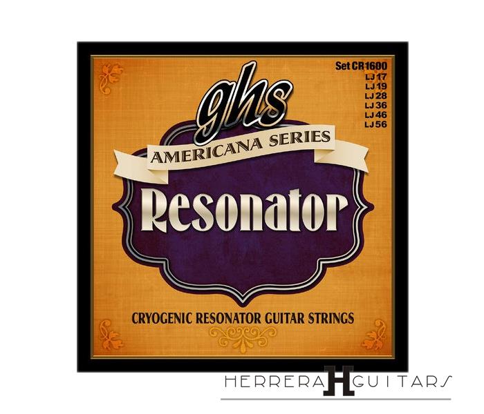 GHS AMERICANA RESONATOR GUITAR STRINGS | CR1600