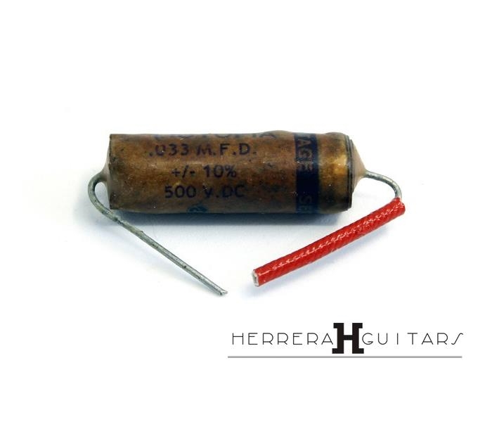CONDENSADOR TONO VINTAGE SERIE VIOLET STRIP INK 0.033 UF 500V | FA00VIOLET