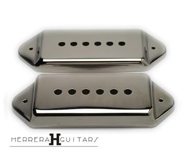 TAPA PASTILLA P90 OREJA DE PERRO (METAL NICKEL) | PC0739-001
